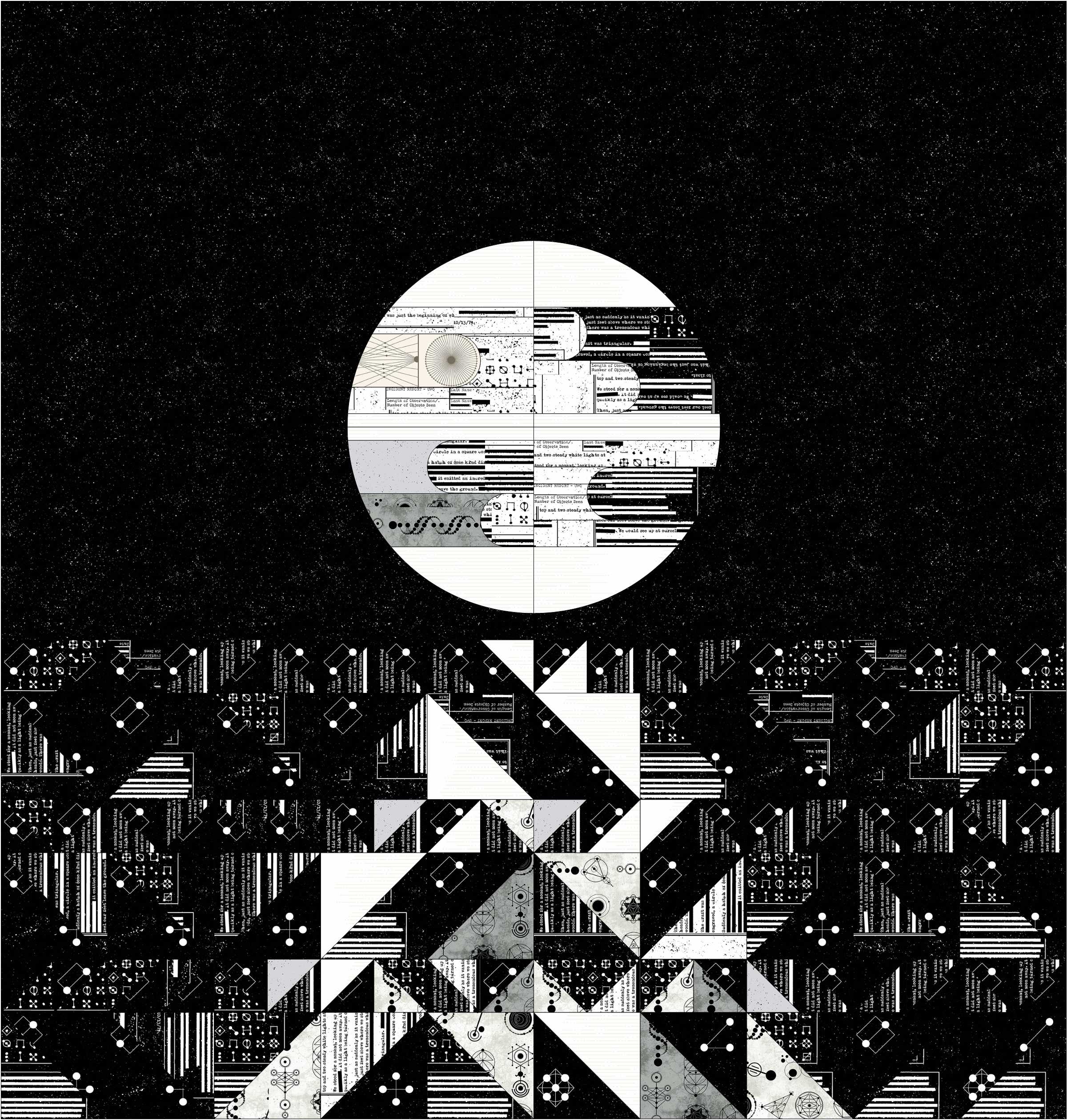 Moonrise Paper Pattern