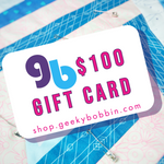 Load image into Gallery viewer, the geeky bobbin gift card
