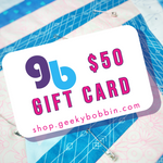 Load image into Gallery viewer, the geeky bobbin gift card
